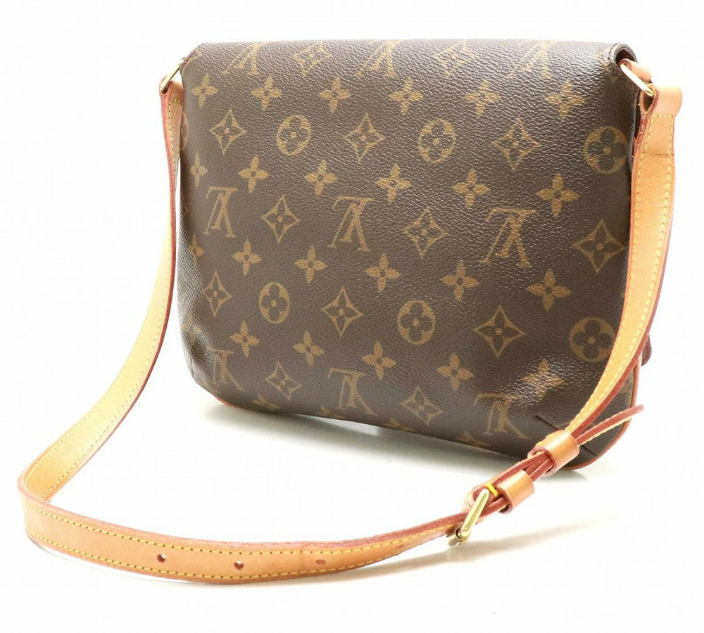 Louis Vuitton Tango Musette Monogram Bag Shoulder One Short Brown